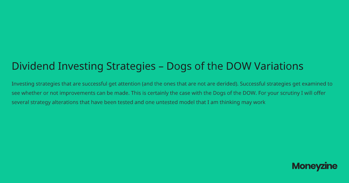 does dogs of the dow work