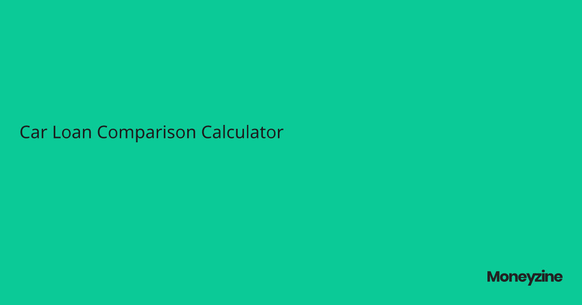 car loan comparison calculator