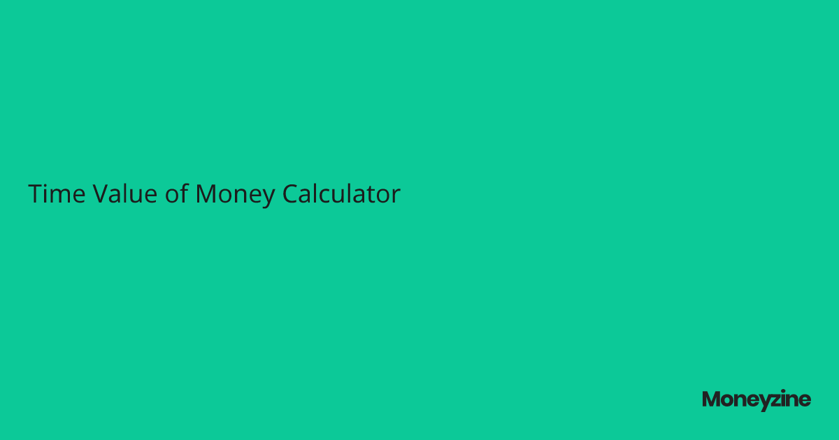 Time value of money calculator